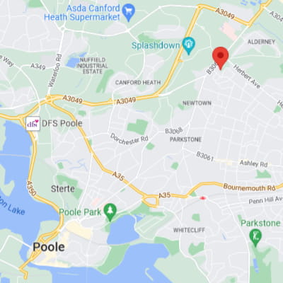 Map of Poole Support Group