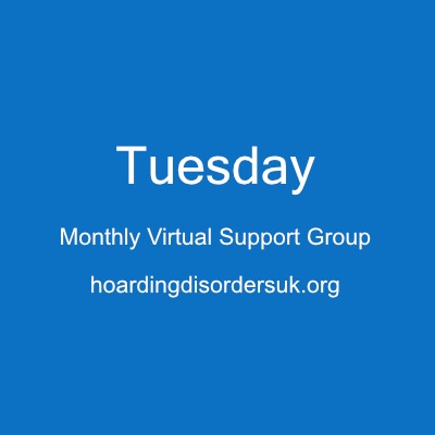 Hoarding Disorders UK Tuesday Online SG